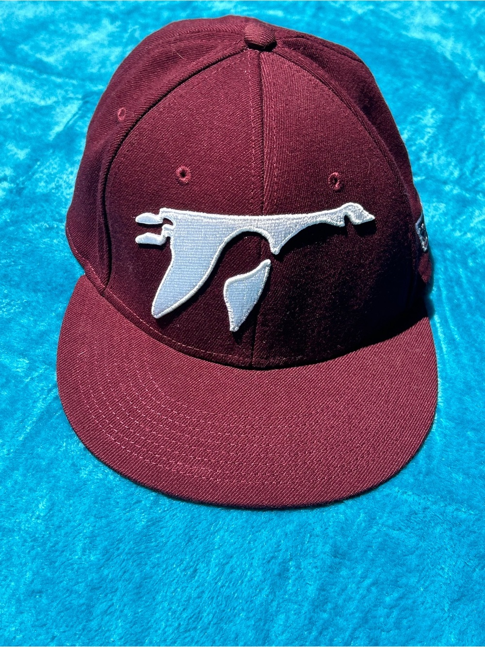 🔥3/$8- The Game Maroon Snapback Hat with White Logo